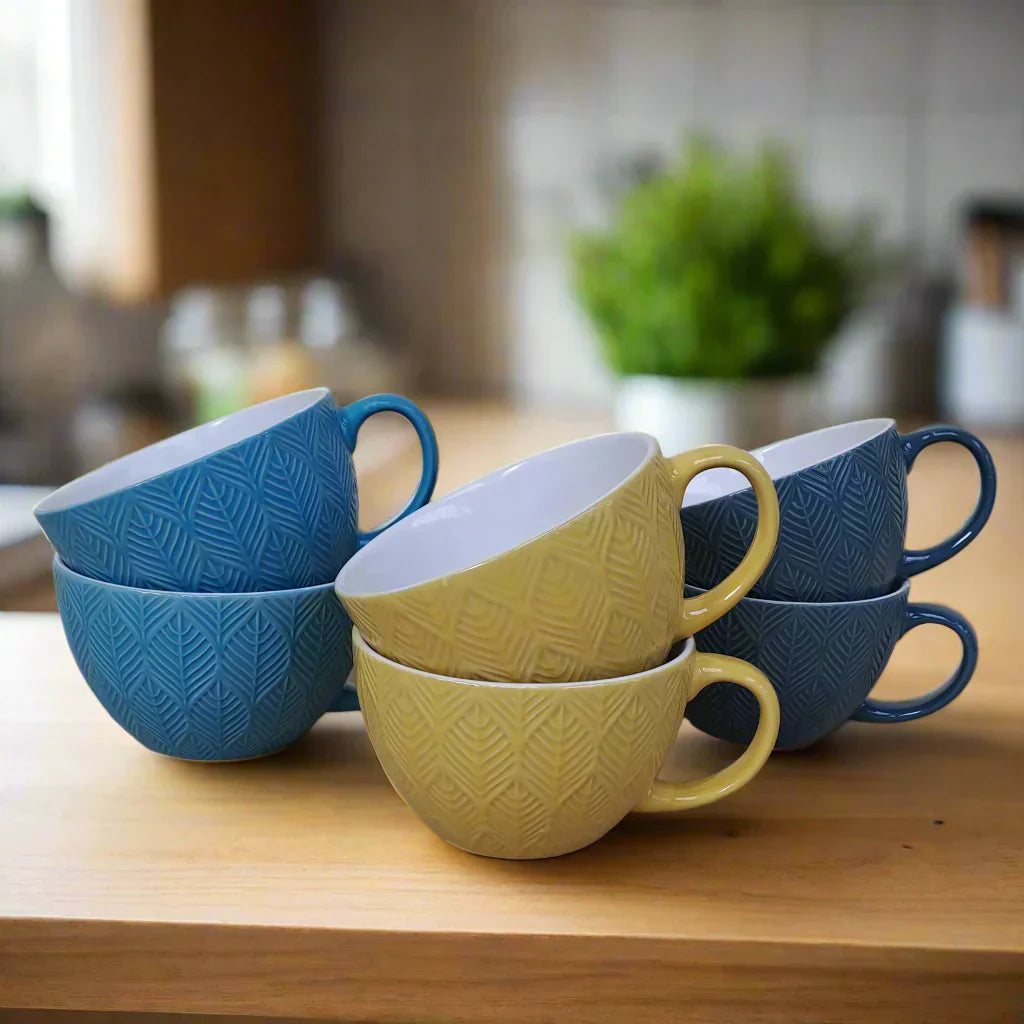 Porcelanowy kubek śniadaniowy Tognana Maya – Odkryj siłę koloru i trwałość kamionki