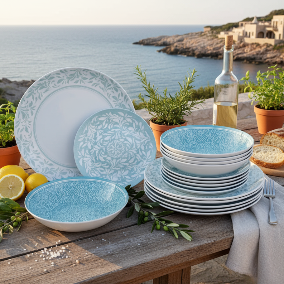 Eleganckie serwisy obiadowe z porcelany i kamionki. Zestawy dla 6 i 12 osób, idealne na prezent. Oryginalne marki, szybka dostawa. SCAPOL.shop!