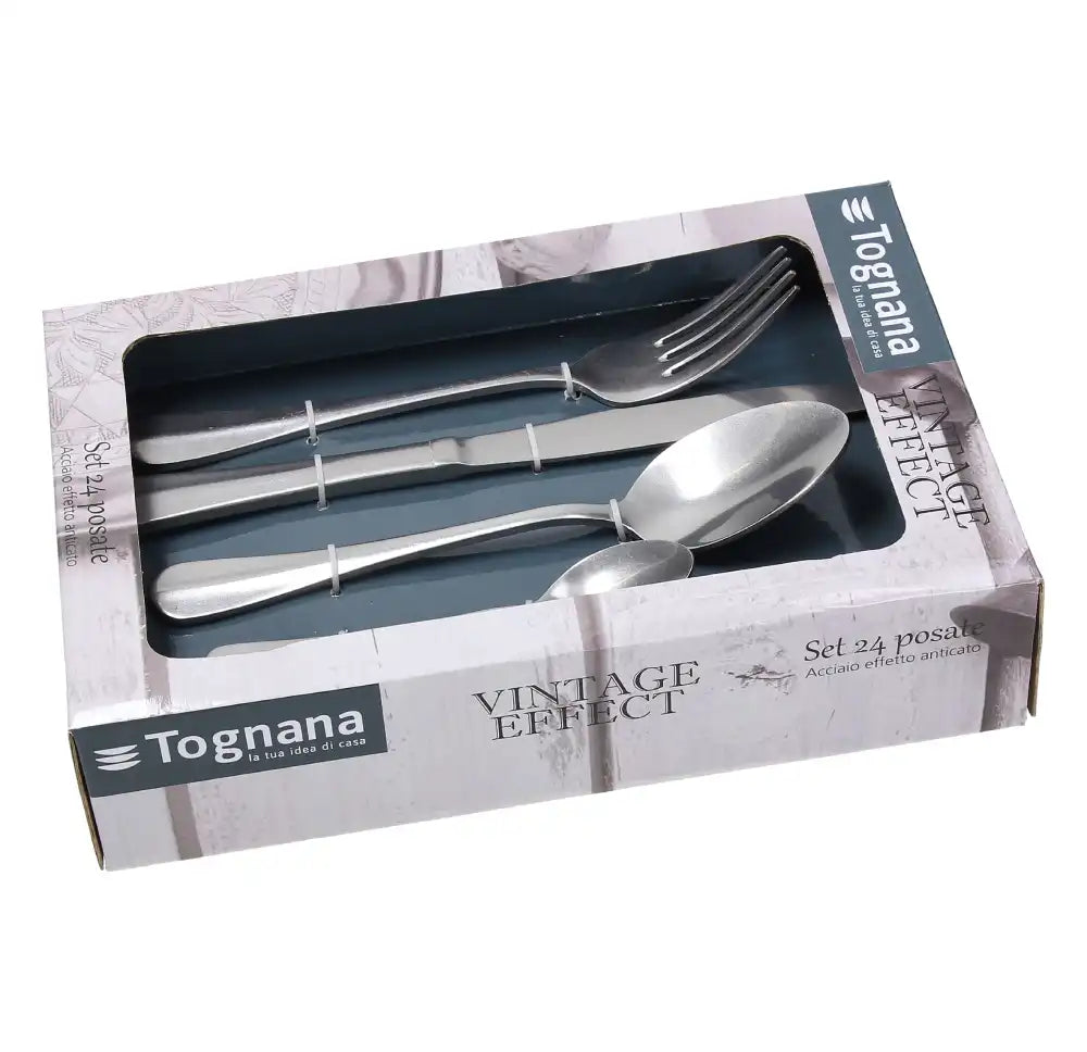 Komplet sztućców 24 elementy Vintage - od  Scapol oficjalnego dysrtybutora marki Tognana  idealne na prezent 