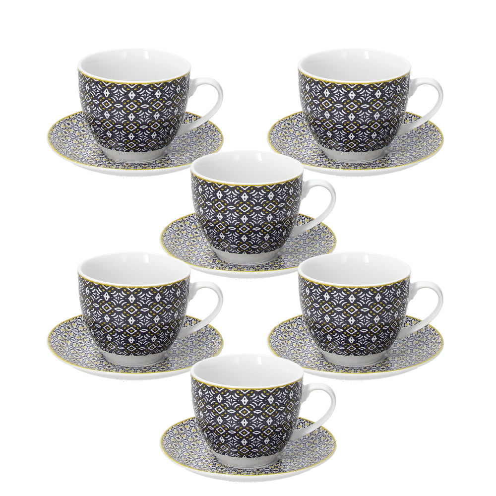 Zestaw filiżanek do kawy i herbaty 6 szt Siracusa Tognana.