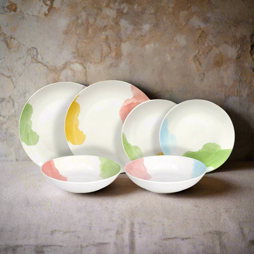 prezentacja serwisu obiadowego 18 elementów scapol 