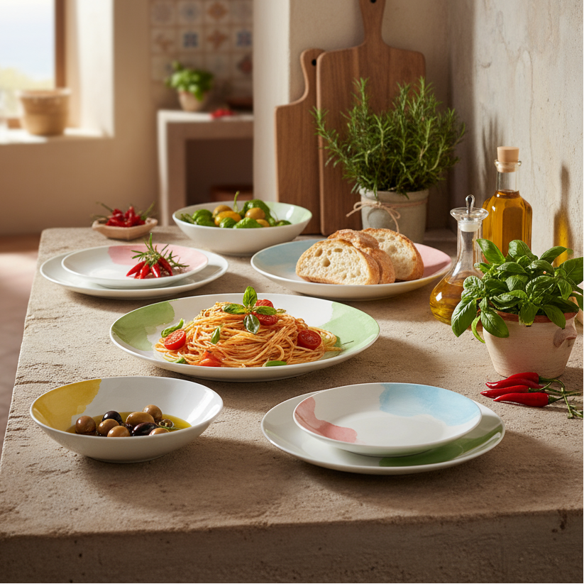 Serwis obiadowy Acquerllo Tognana 18 elementów - Scapol  - 