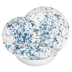 Serwis obiadowy Apulia Tognana 18 elementów - Scapol  - talerze obiadowe, do zupy i deserowe - porcelana - niebieskie