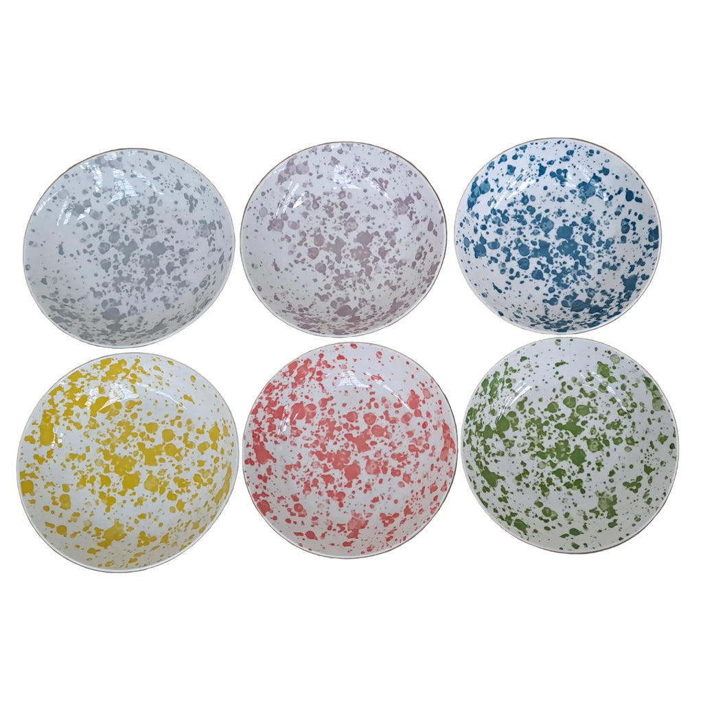 Serwis obiadowy Apulia Tognana 18 elementów - Scapol  - talerze obiadowe, do zupy i deserowe - porcelana - 6 kolorów