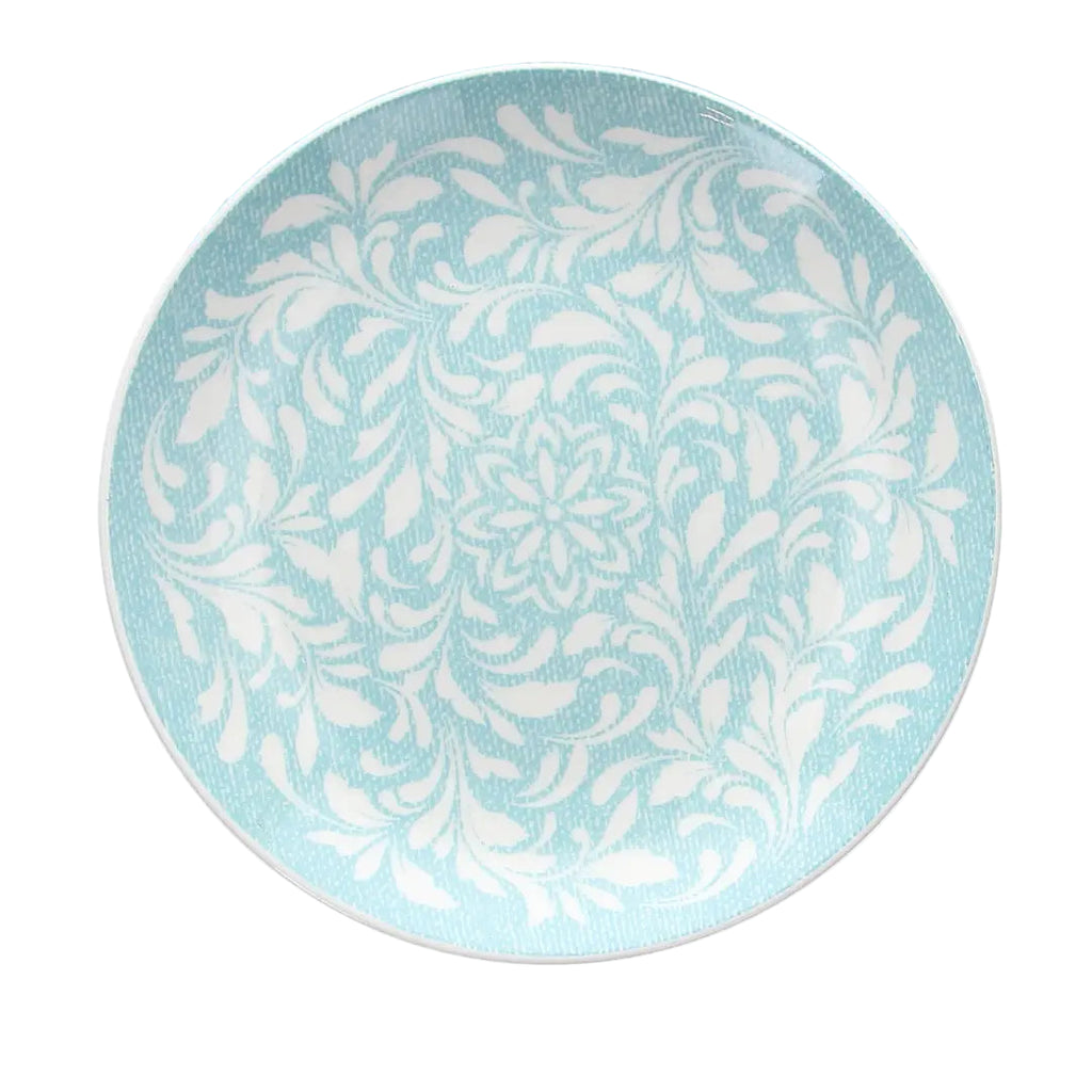 zastawa stołowa dla 6 osób 18n elementów scapol, tognana , zbliżenie na piękny delikatny wzór