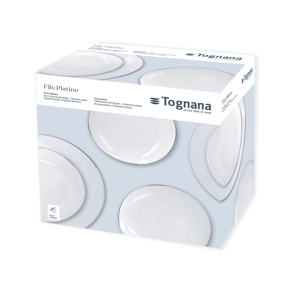 Serwis obiadowy Filo Platino 18 elementów - Scapol  - 