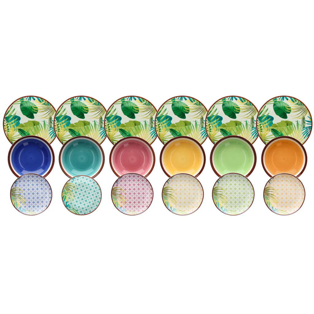 Serwis obiadowy Jungle Multicolor Tognana 18 elementów - Scapol  - 