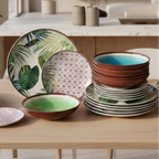 Serwis obiadowy Jungle Multicolor Tognana 18 elementów - Scapol  - 