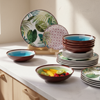 Serwis obiadowy Jungle Multicolor Tognana 18 elementów - Scapol  - 