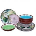 Serwis obiadowy Jungle Multicolor Tognana 18 elementów - Scapol  - 