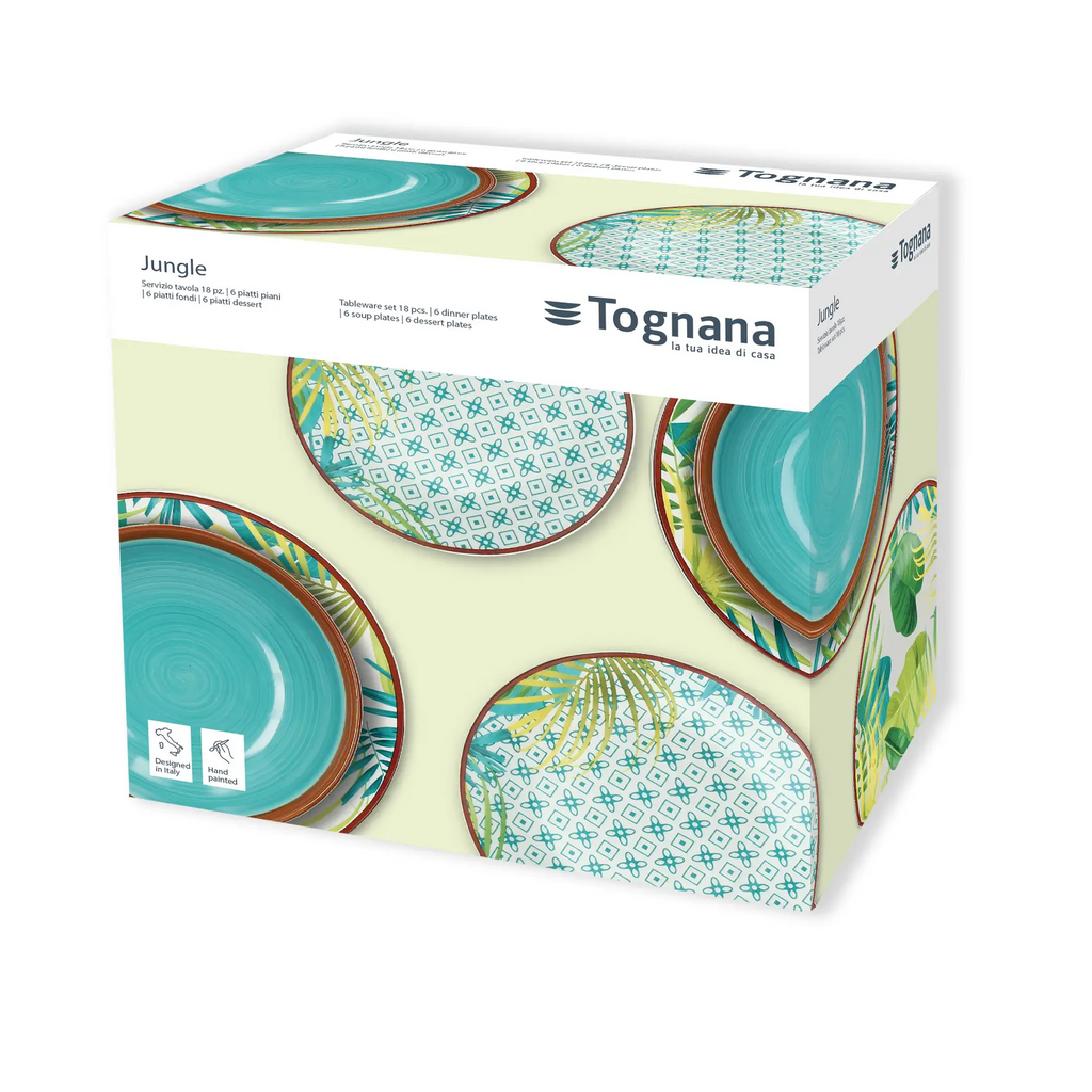 Serwis obiadowy Jungle Tognana 18 elementów - Scapol  - 
