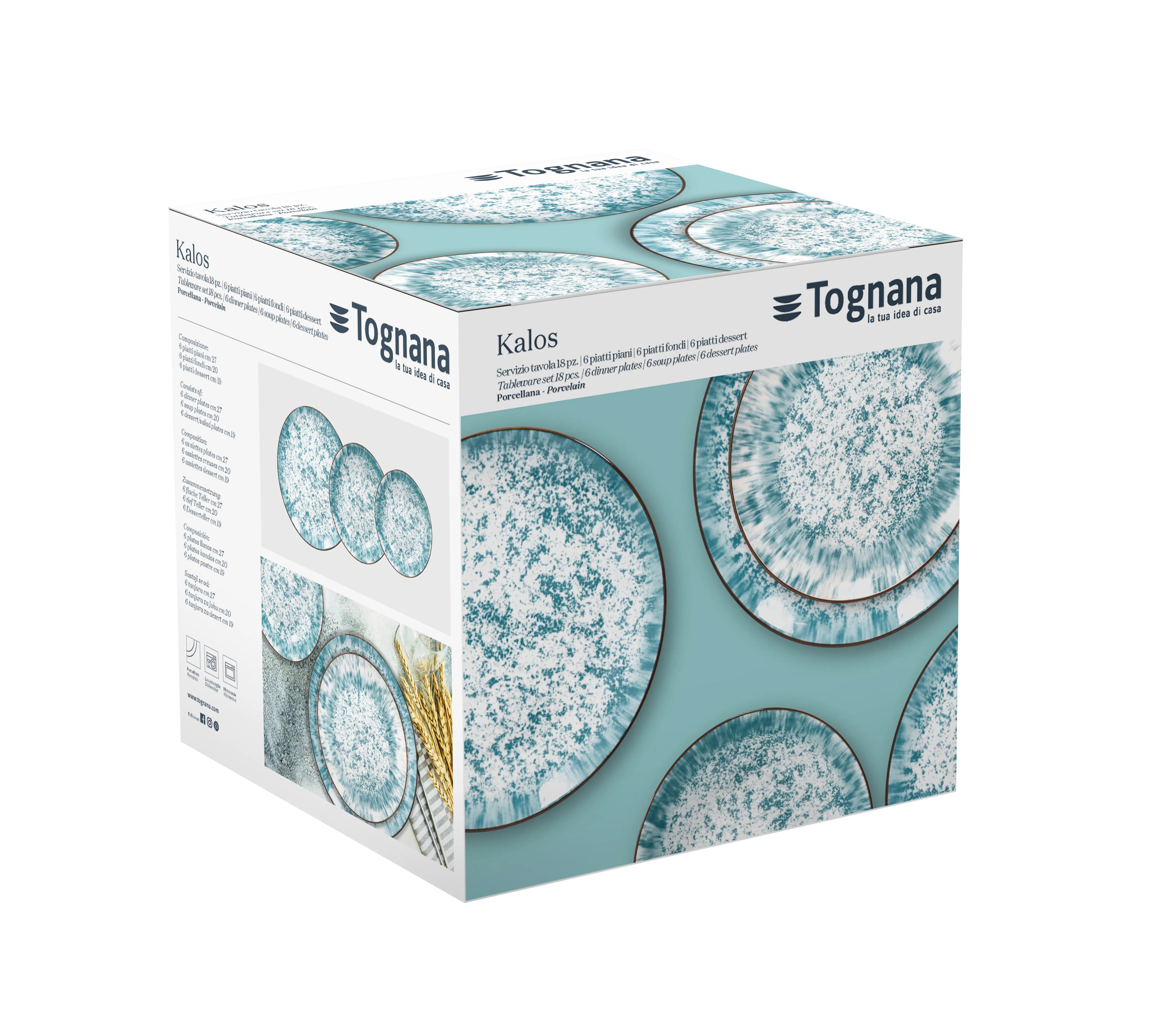 Serwis obiadowy Kalos Tognana 18 elementów - Scapol  - 
