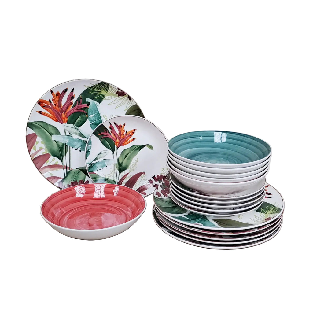 Serwis obiadowy Tropicalia Tognana 18 elementów - Scapol  - 