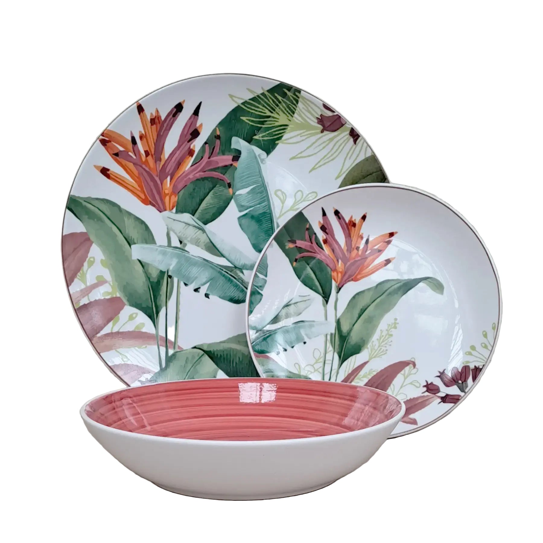 Serwis obiadowy Tropicalia Tognana 18 elementów - Scapol  - 