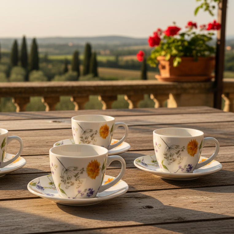 Zestaw filiżanek do espresso 6 szt Audrey Tognana.