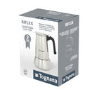 Kawiarka Stalowa na indukcję Riflex Tognana - od  Scapol oficjalnego dysrtybutora marki Tognana  idealne na prezent 