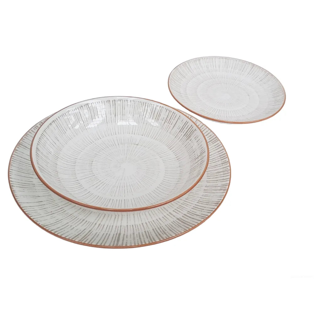 Serwis obiadowy Virtuo Beige Tognana 18 elementów