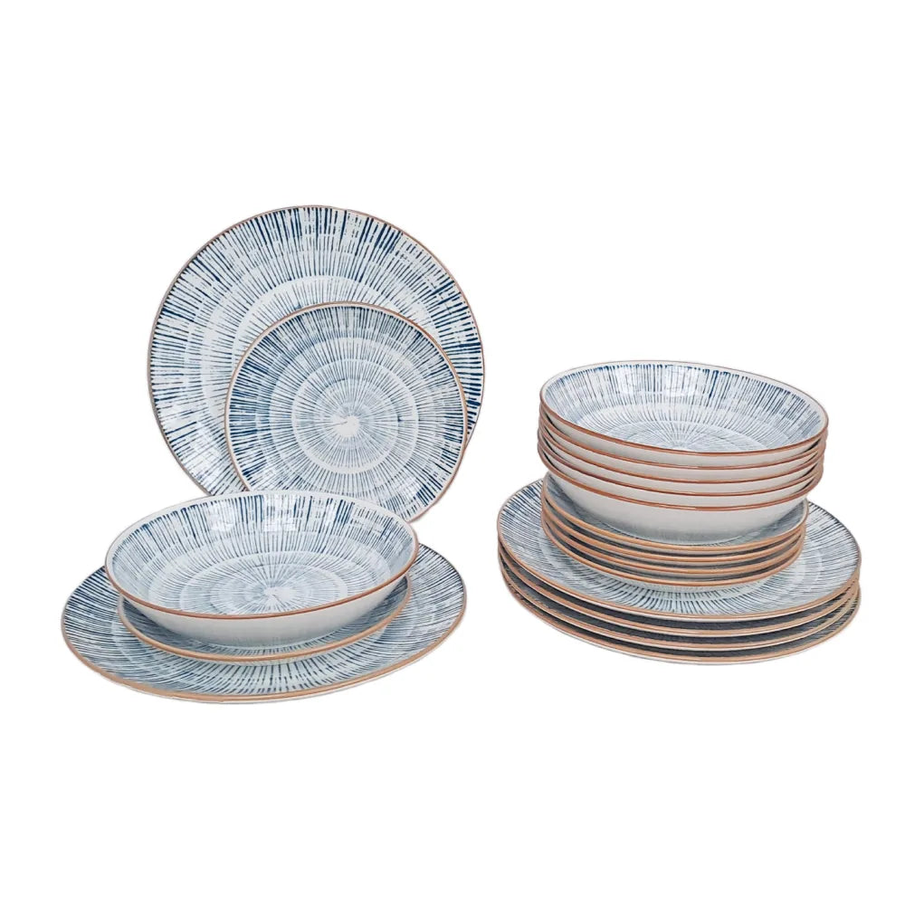 Serwis obiadowy Virtuo Blue Tognana 18 elementów