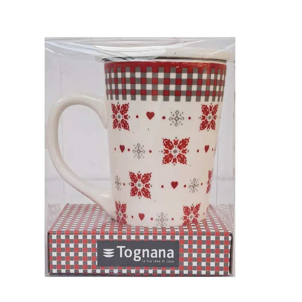 Kubek do zaparzania Vichy Red Tognana - od  Scapol oficjalnego dysrtybutora marki Tognana  idealne na prezent 