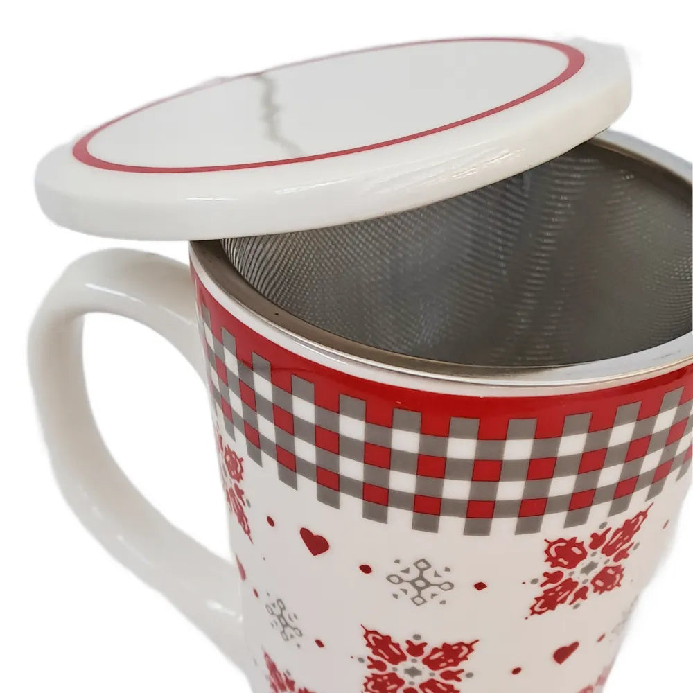 Kubek do zaparzania Vichy Red Tognana - od  Scapol oficjalnego dysrtybutora marki Tognana  idealne na prezent 