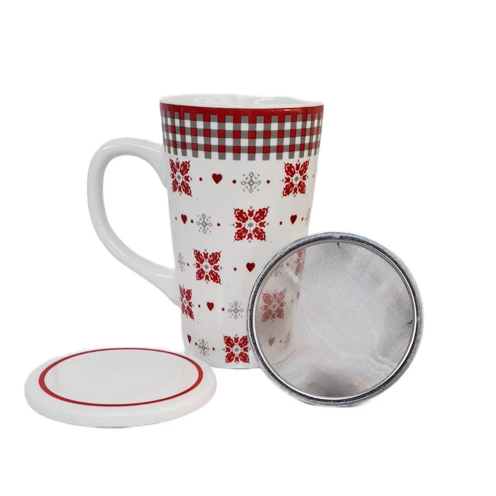 Kubek do zaparzania Vichy Red Tognana - od  Scapol oficjalnego dysrtybutora marki Tognana  idealne na prezent 