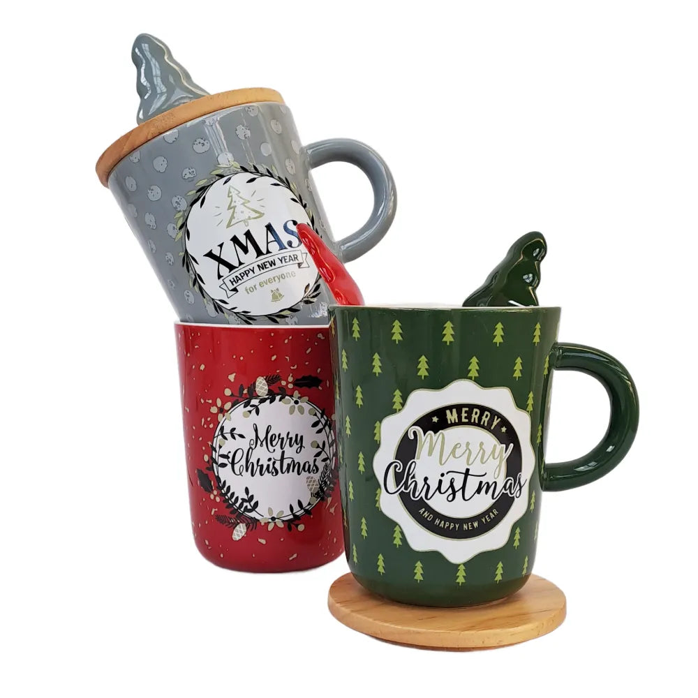 Kubek z łyżeczką Natale Traditional Tognana - od  Scapol oficjalnego dysrtybutora marki Tognana  idealne na prezent 