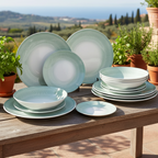 Serwis obiadowy Moon Grass Tognana 18 elementów