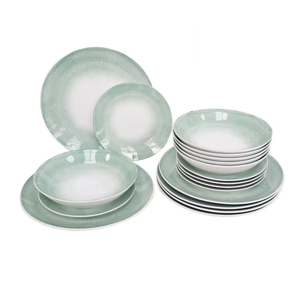 Serwis obiadowy Moon Grass Tognana 18 elementów