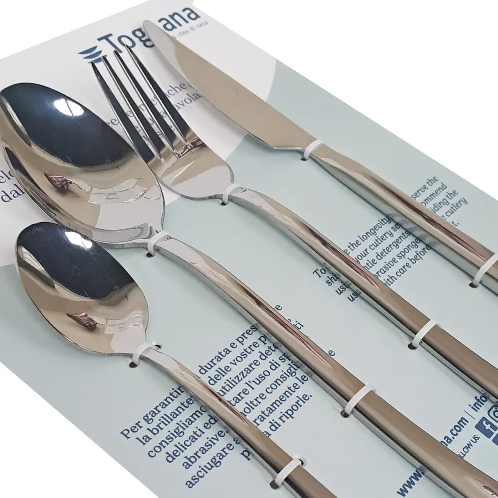 Komplet sztućców 4 elementy Elegance