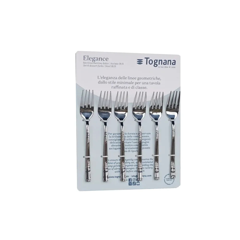 Komplet widelczyków deserowych 6 szt Elegance
