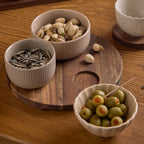 Zestaw Misek z Tacą Tapas Plume Tognana