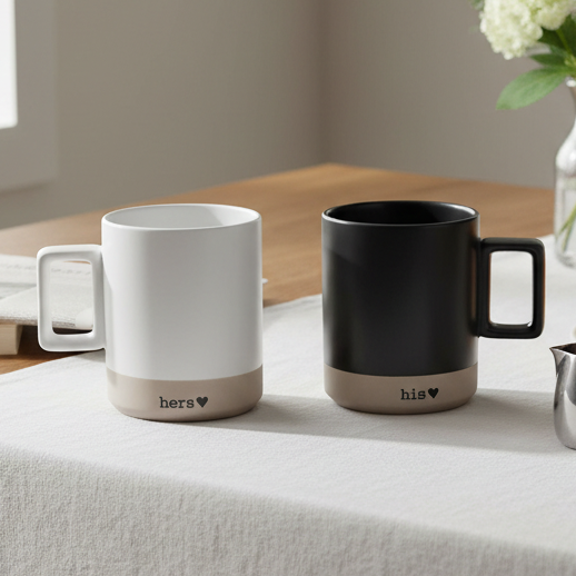 Zestaw 2 kubków You & Me Tognana