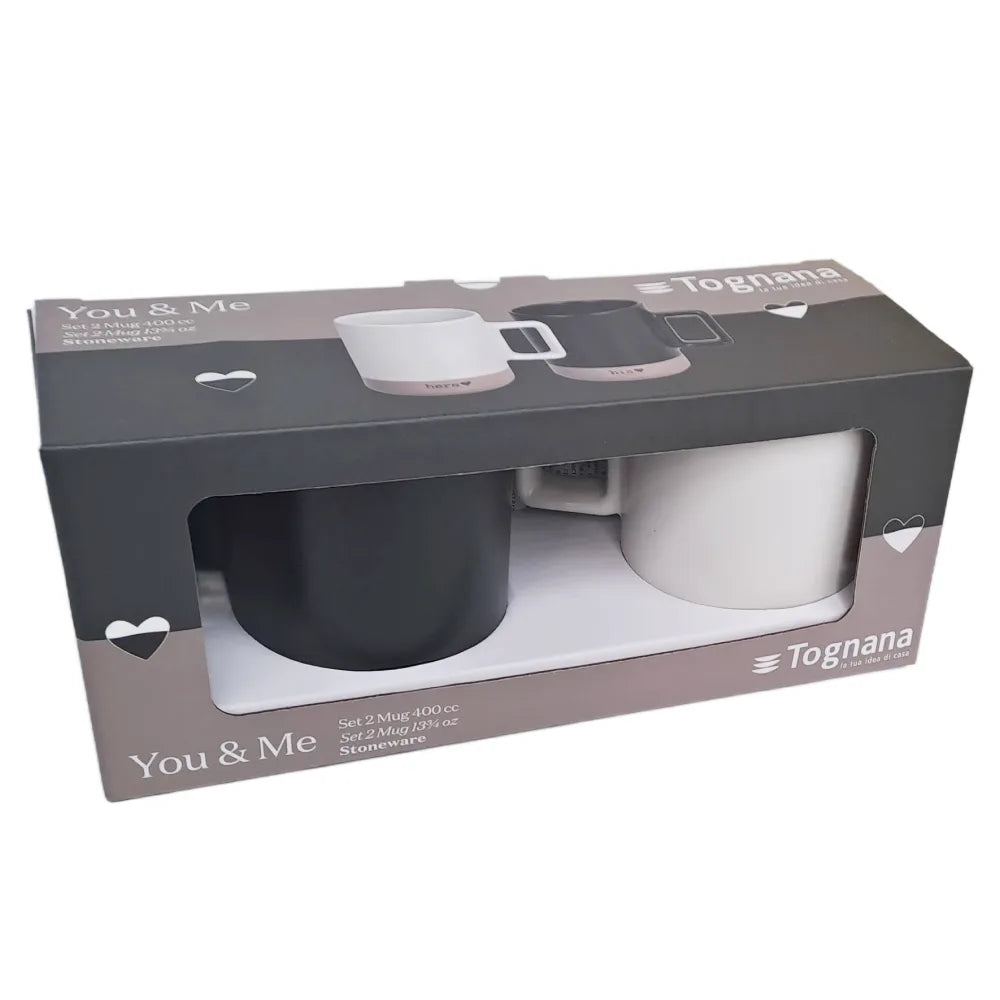 Zestaw 2 kubków You & Me Tognana