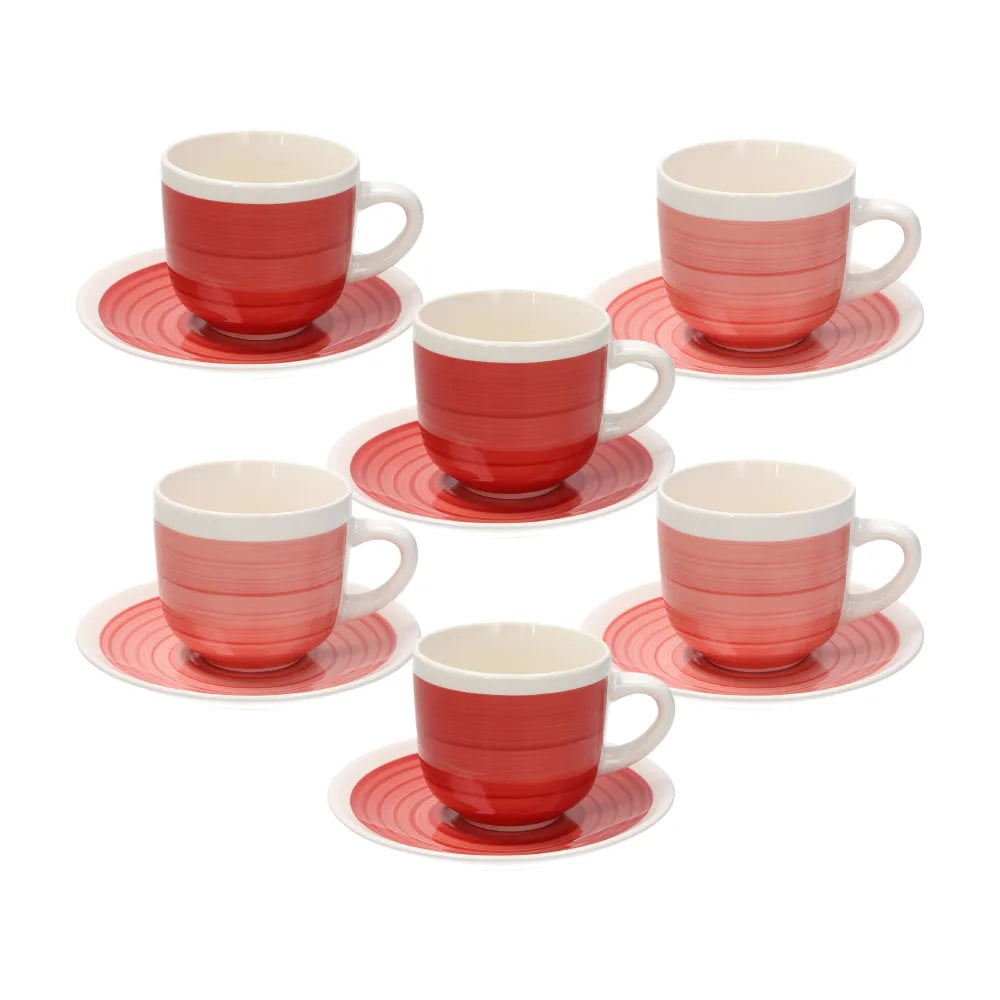 Zestaw filiżanek do kawy i herbaty 6 szt Pompei Tognana.