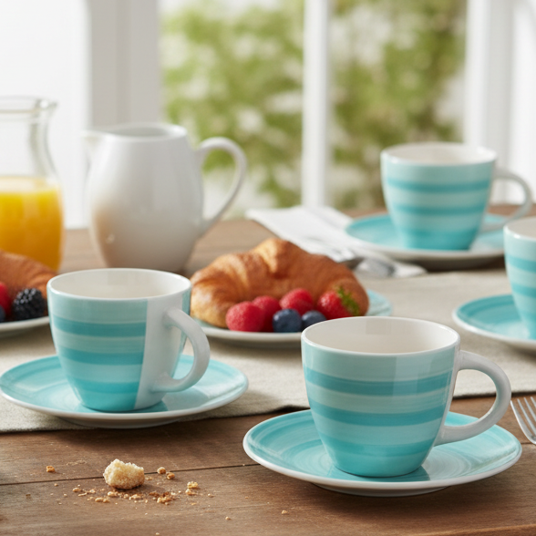 Zestaw filiżanek do kawy i herbaty 6 szt Spin Tognana.